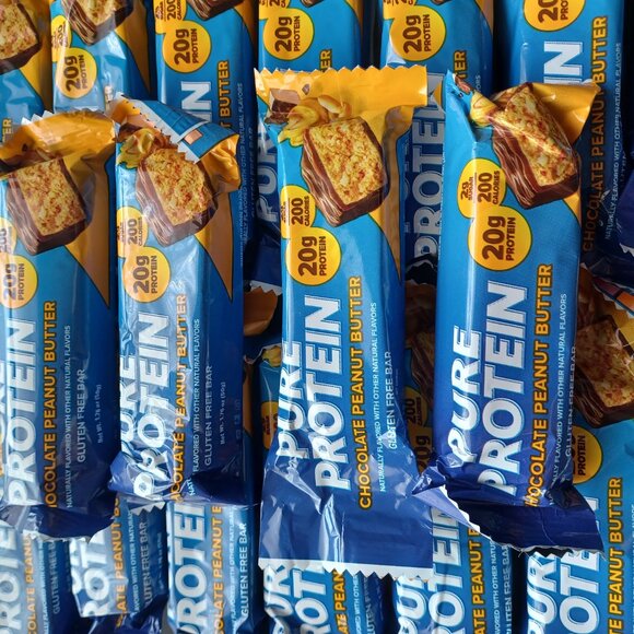 Pure Protein Chocolate Peanut Butter Bars, 20 count (Barras de Proteína) - Picture 3 of 8